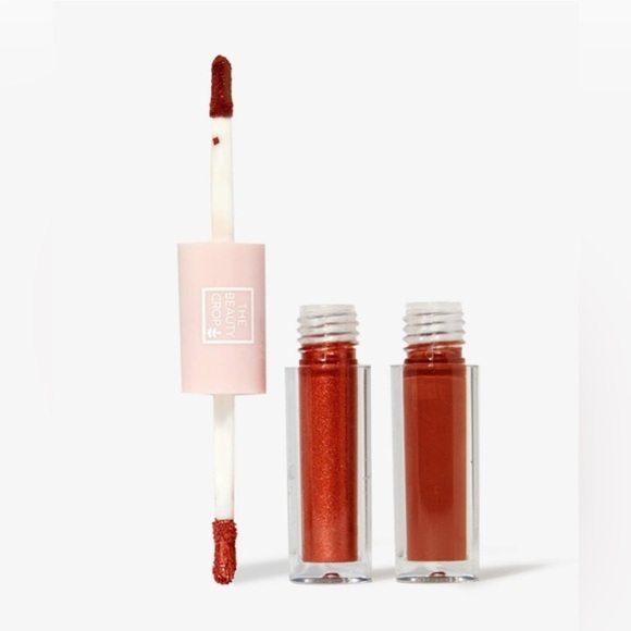 The Beauty Crop Liquid Eyeshadow Duo - Cinnamon & Fudge - Picture 1 of 10